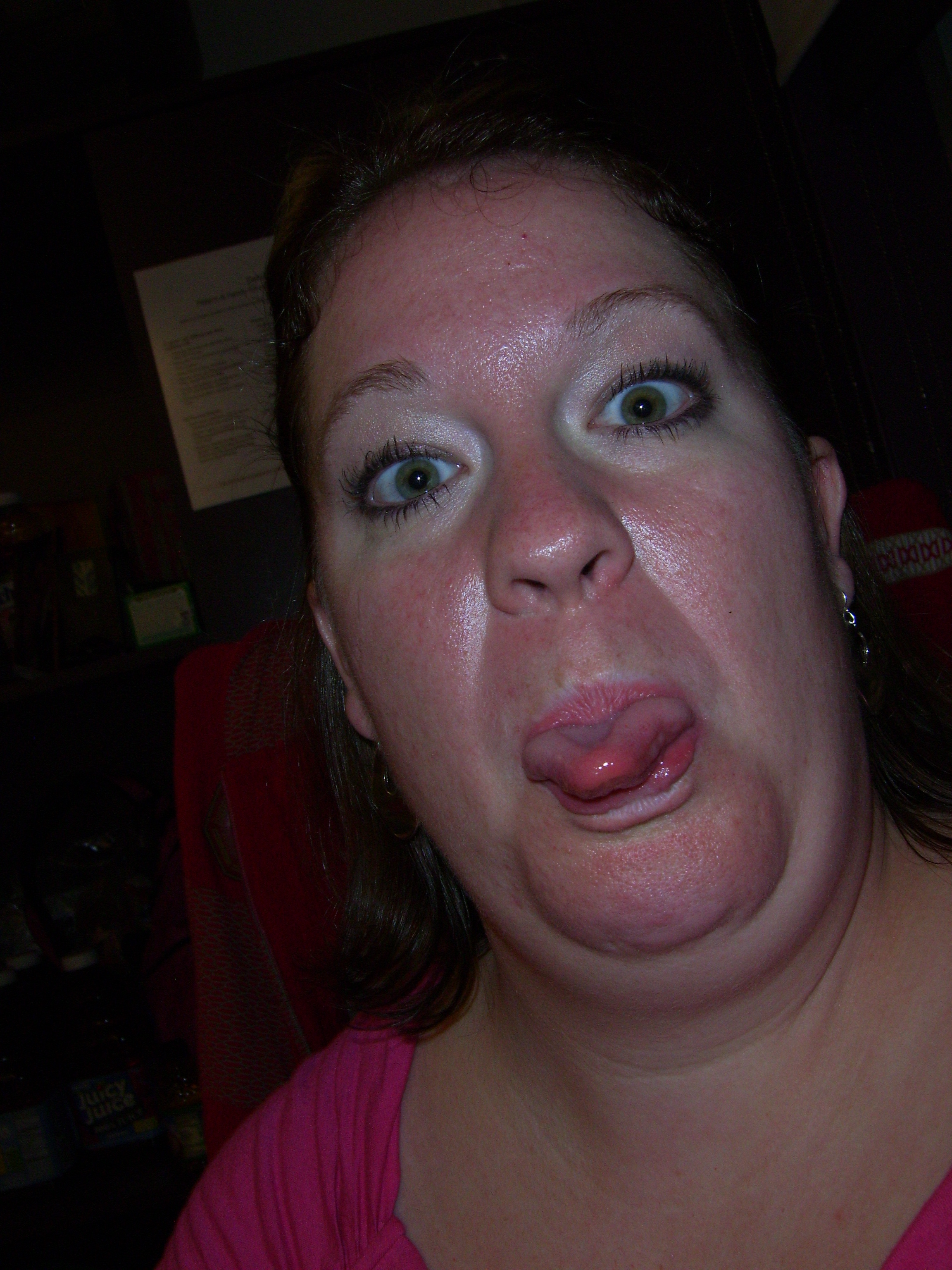 goof ..his wife is a HUGE goofball with the camera back in action!