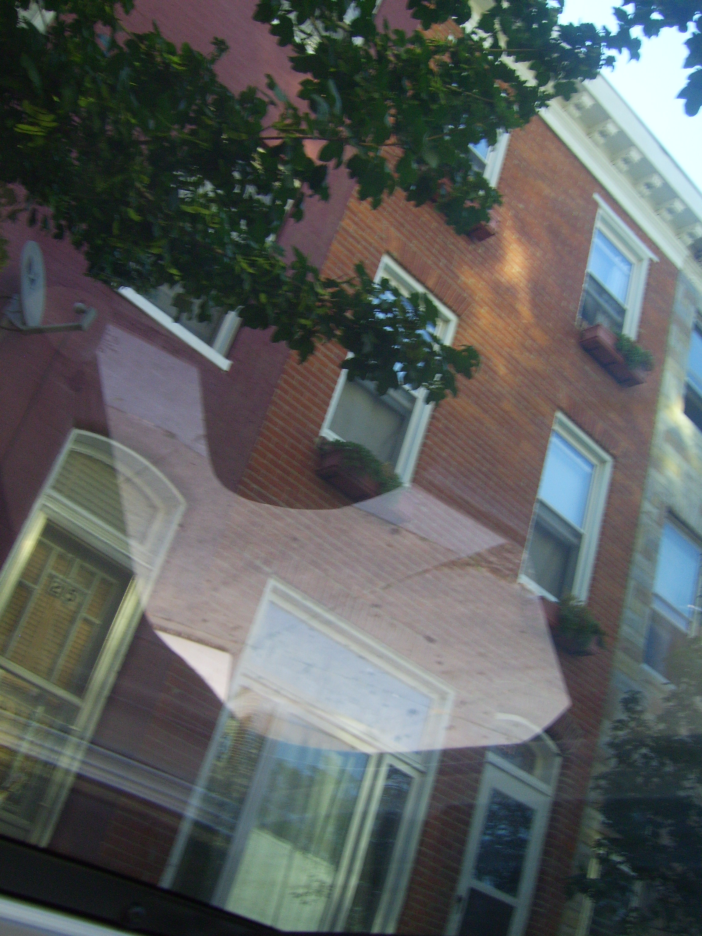 View of Dan & Amy's from the sunroof