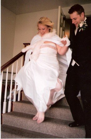 weddingrun Running into the COLD!