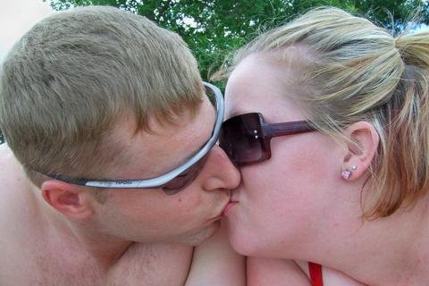 winnipegbeachkiss Kissy Kissy while dating, at Winnipeg Beach, Manitoba